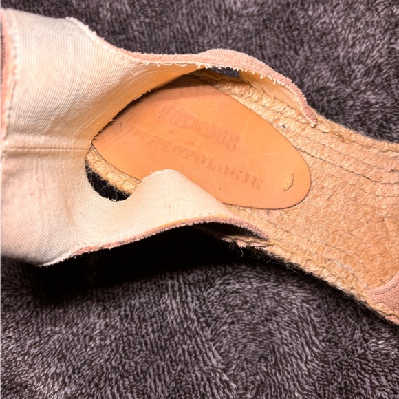 Soludos X Anthropologie Tan Espadrille Wedges - Picture 5 of 7